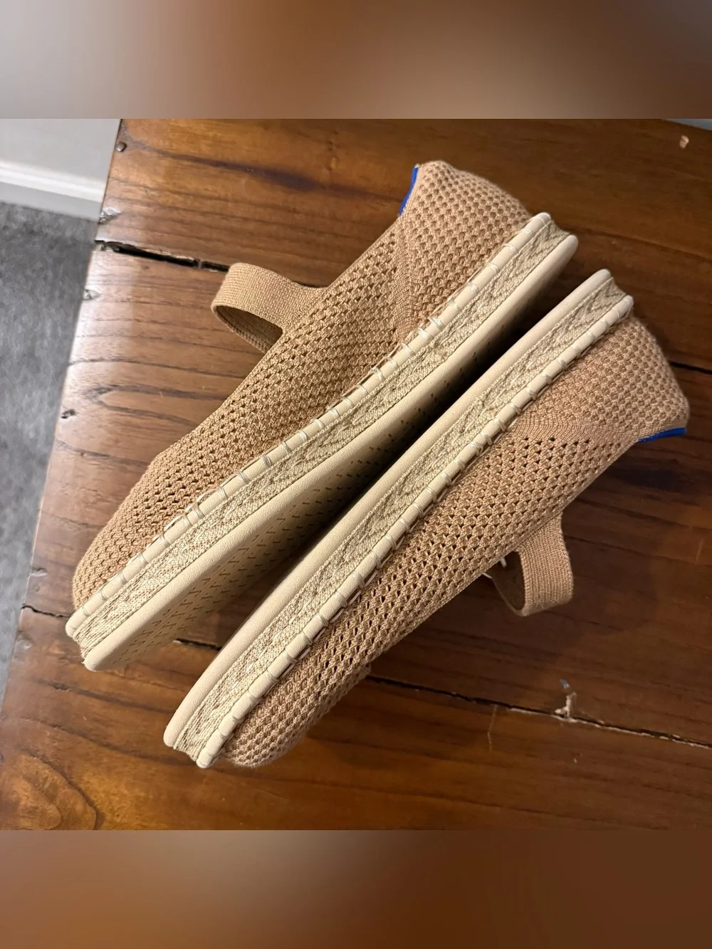 EUC Rothy's The Espadrille Mary Jane in Wren, size 9.5